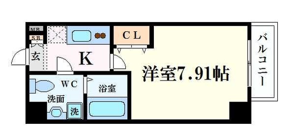 福島駅 徒歩10分 6階の物件間取画像